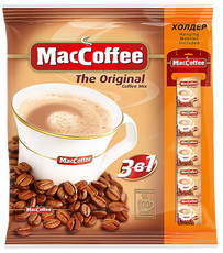 Напиток кофейный MacCoffee 3в1 растворимый, 20г x 100 шт