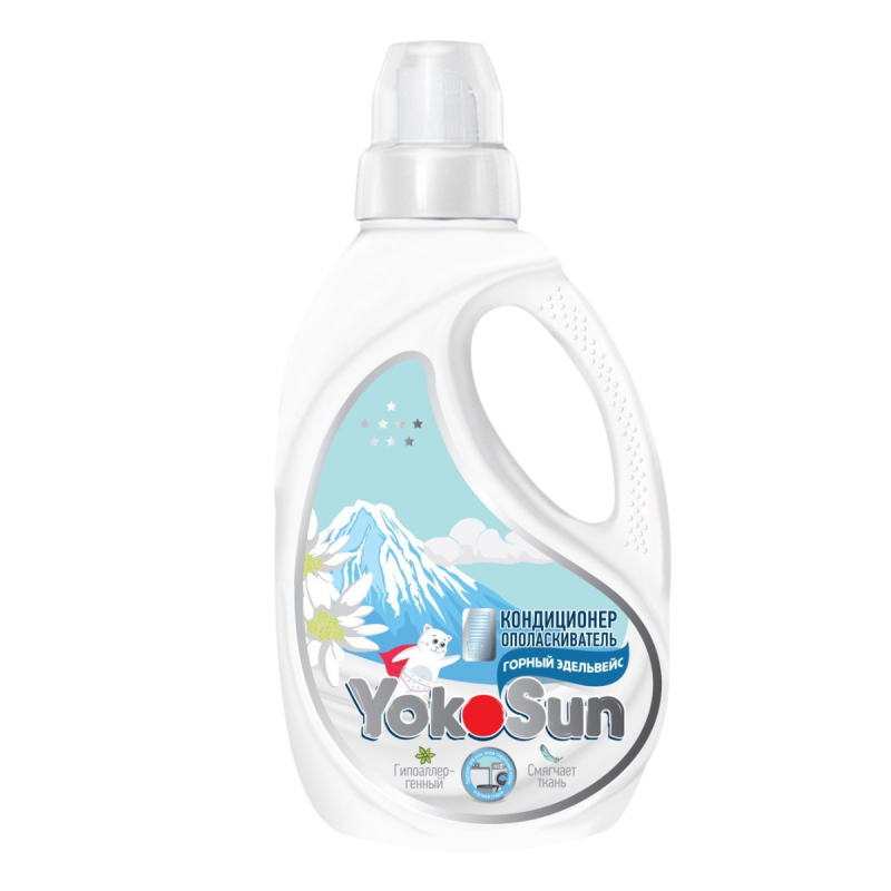 Изображение товара Кондиционер для белья YokoSun Горный Эдельвейс 1л с цветочным ароматом