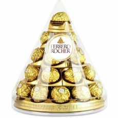 Набор конфет Ferrero Rocher Пирамида хрустящие из молочного шоколада, 350г