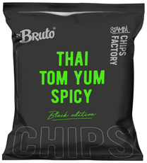 Чипсы Bruto Black Edition Тайский острый Том Ям, 75г