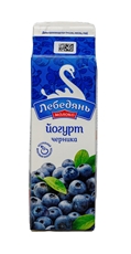 Йогурт питьевой Лебедяньмолоко Черника 2.5%, 450г