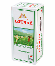 Чай зеленый Азерчай Зеленый сад байховый (2г x 25шт), 50г