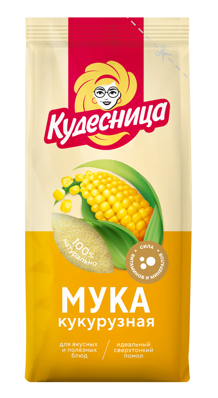 Мука кукурузная Кудесница ГОСТ, 500г