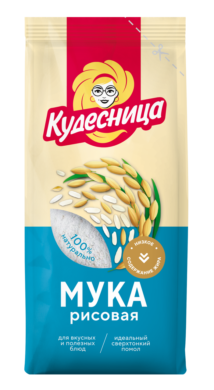 Мука рисовая Кудесница 500г купить с доставкой на дом, цены в  интернет-магазине