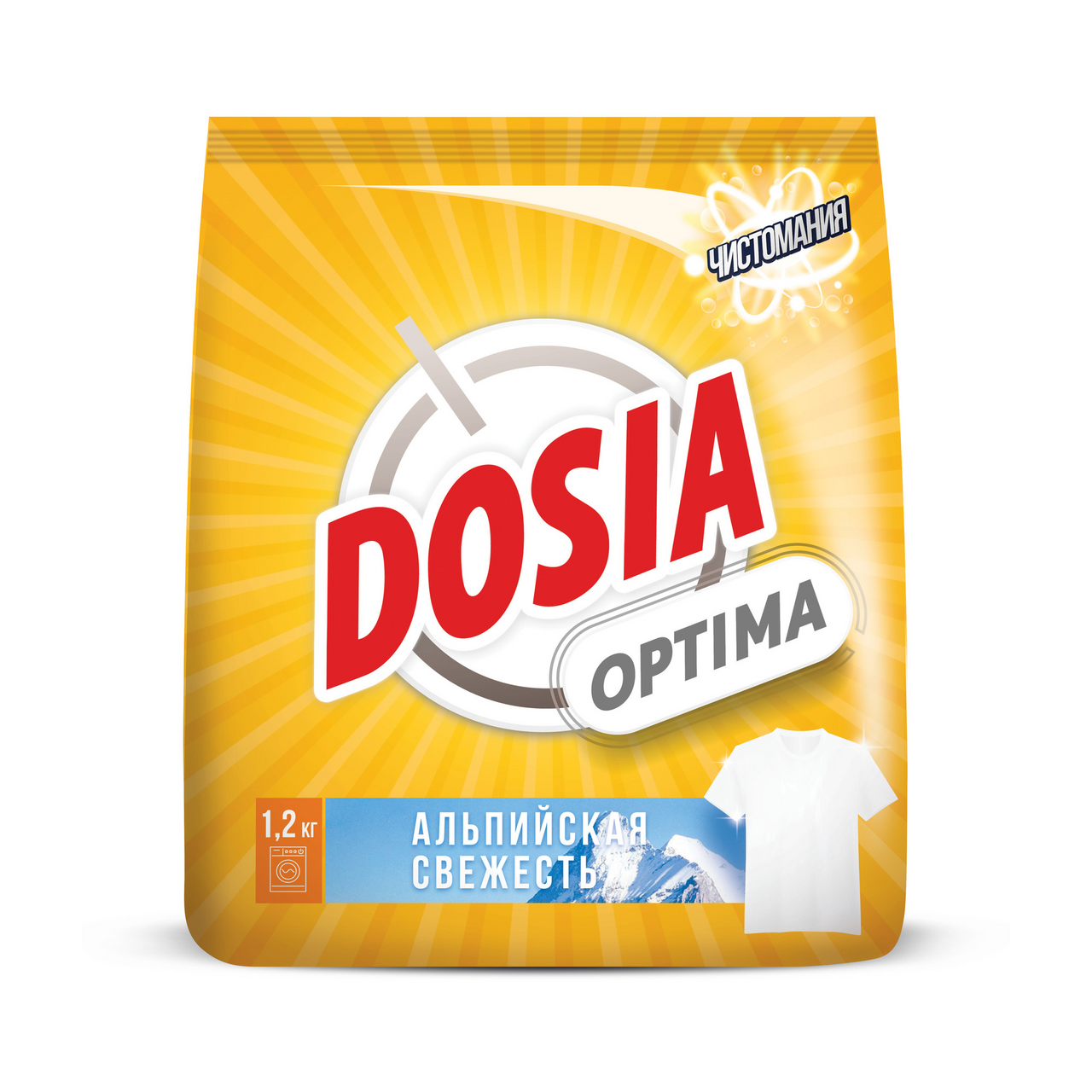 Изображение товара Стиральный порошок Dosia Optima Альпийская свежесть, 1.2кг