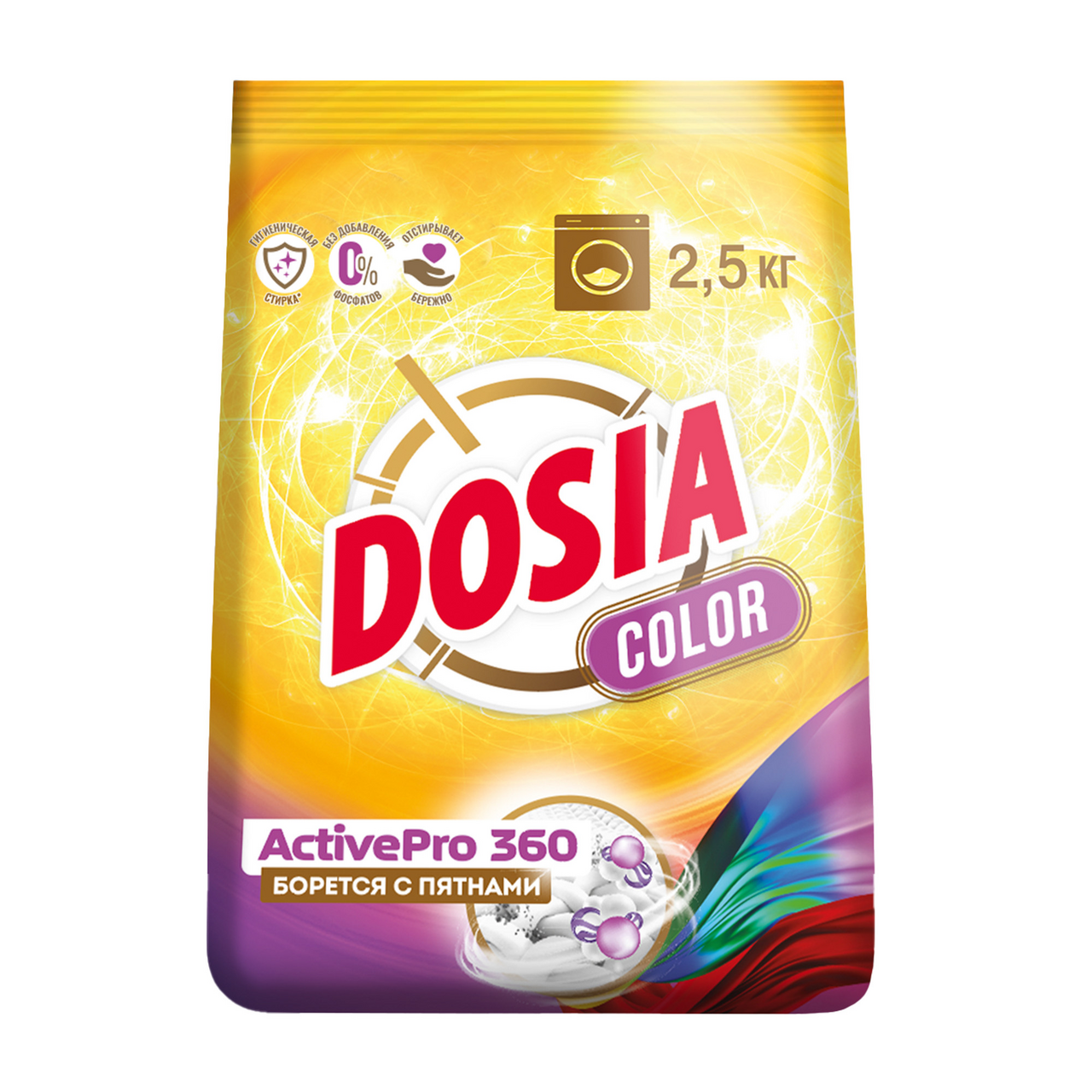 Изображение товара Стиральный порошок Dosia ActivePro 360 Color, 2.5кг