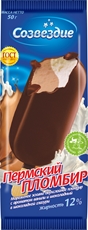 Мороженое эскимо Созвездие ваниль-шоколад пломбир ГОСТ 12%, 50г
