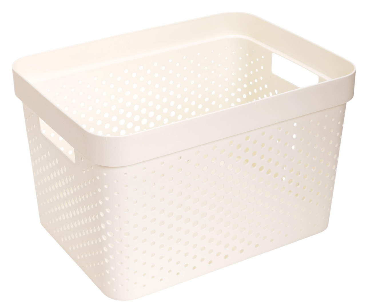 Корзина для хранения Curver Infinity молочная 17л, 35.5 x 26.2 x 21.9см