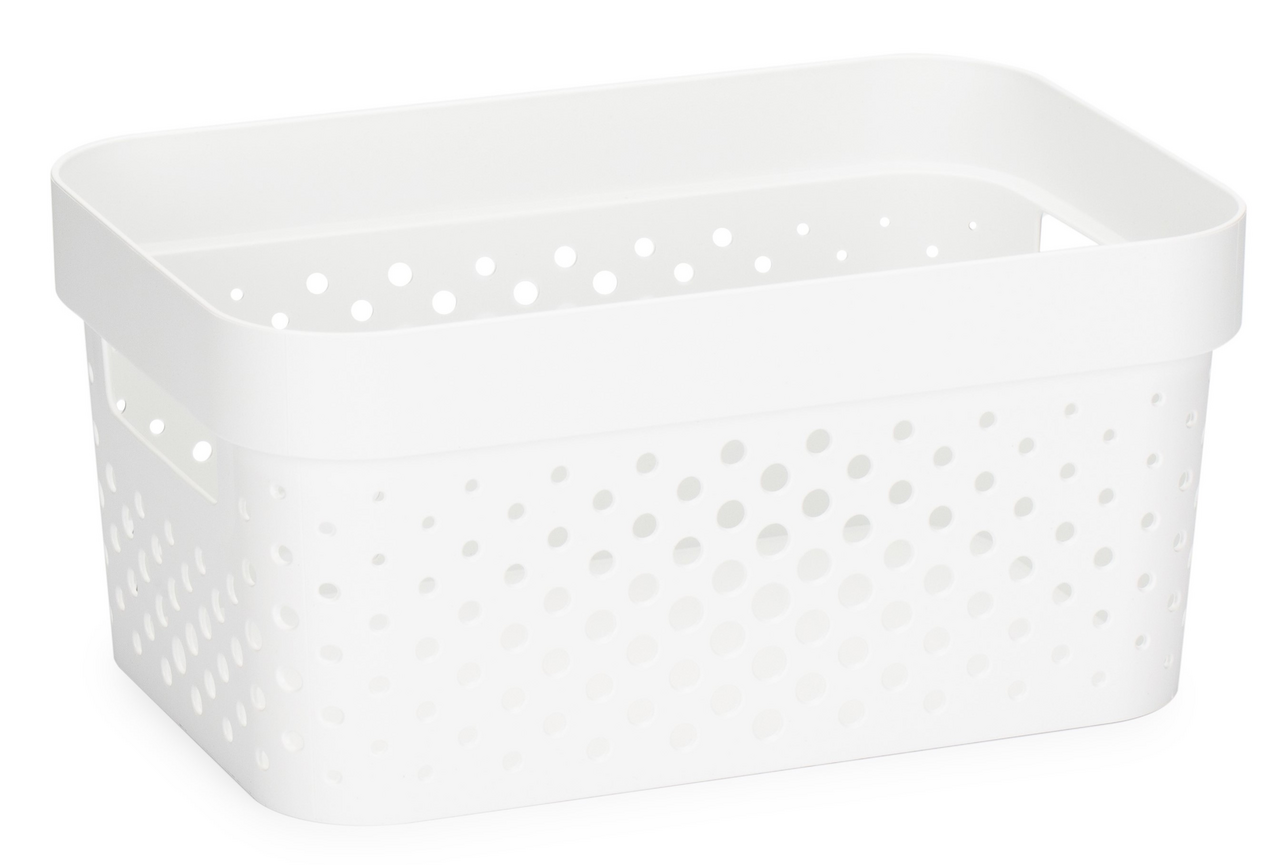Корзина для хранения Curver Infinity белая 4.5л, 26 x 17.5 x 12.3см