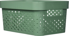 Корзина для хранения Curver Infinity зеленая 4.5л, 26 x 17.5 x 12.3см