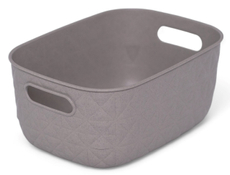 Корзина для хранения Curver Softex S серая 4л, 26.5 x 19.1 x 11см