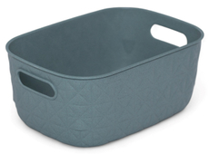 Корзина для хранения Curver Softex S голубая 4л, 26.5 x 19.1 x 11см