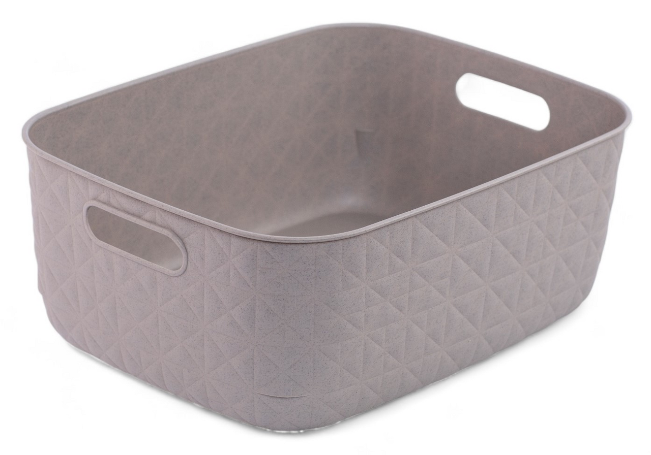 Корзина для хранения Curver Softex S серая 12.5л, 38 x 28.2 x 14.2см