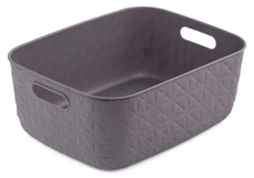 Корзина для хранения Curver Softex S темно-серая 12.5л, 38 x 28.2 x 14.2см