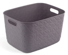 Корзина для хранения Curver Softex L темно-серая 19л, 37.7 x 29.2 x 22.1см