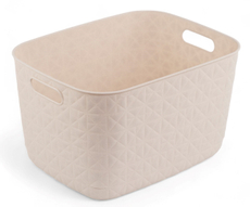 Корзина для хранения Curver Softex L кремовая 19л, 37.7 x 29.2 x 22.1см