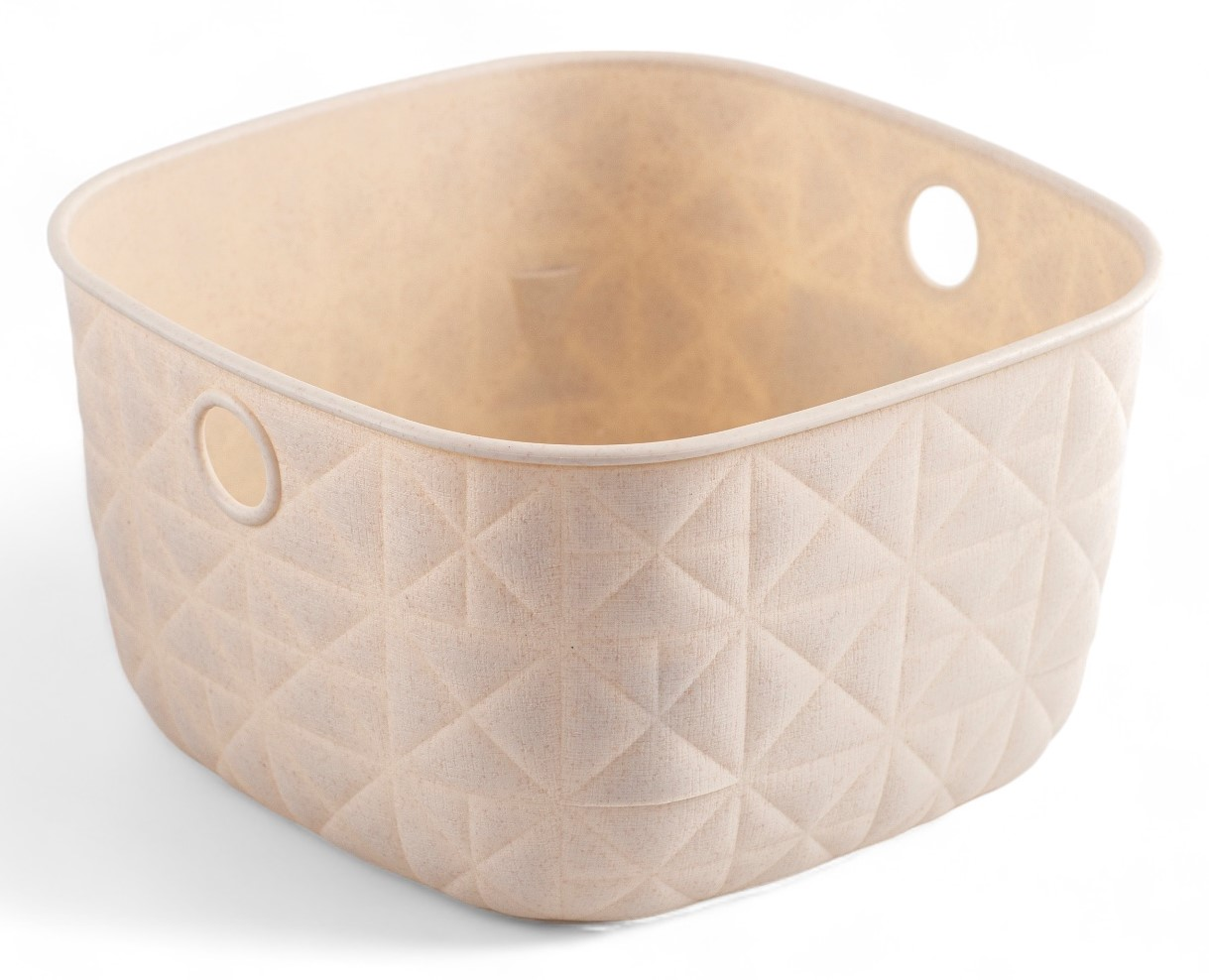 Корзина для хранения Curver Softex XS кремовая 3л, 19.4 x 19.4 x 11см