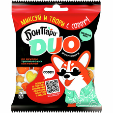 Мармелад жевательный Bon Pari Duo Тропические коктейли, 100г