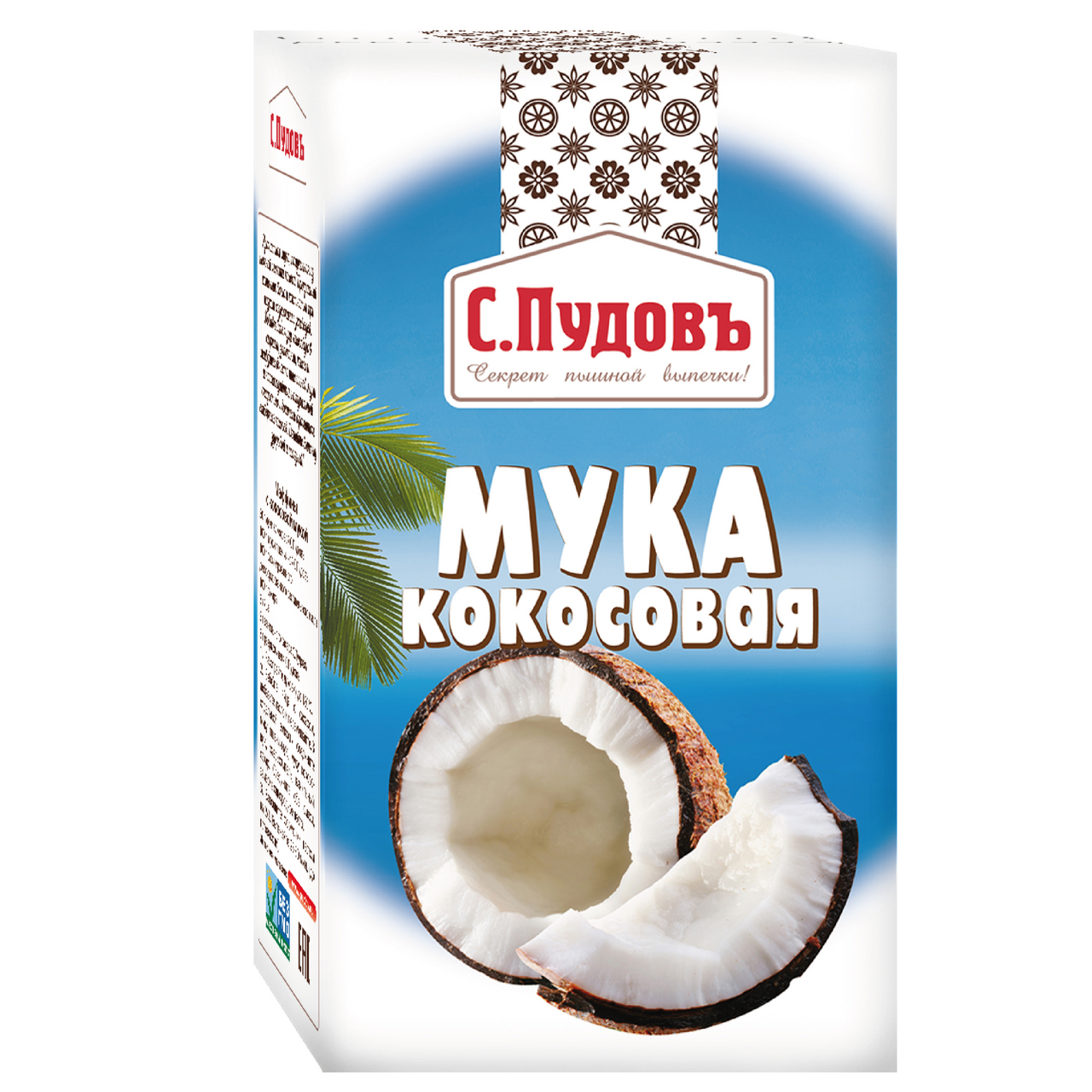 Мука С.Пудовъ кокосовая, 250г купить с доставкой на дом, цены в  интернет-магазине