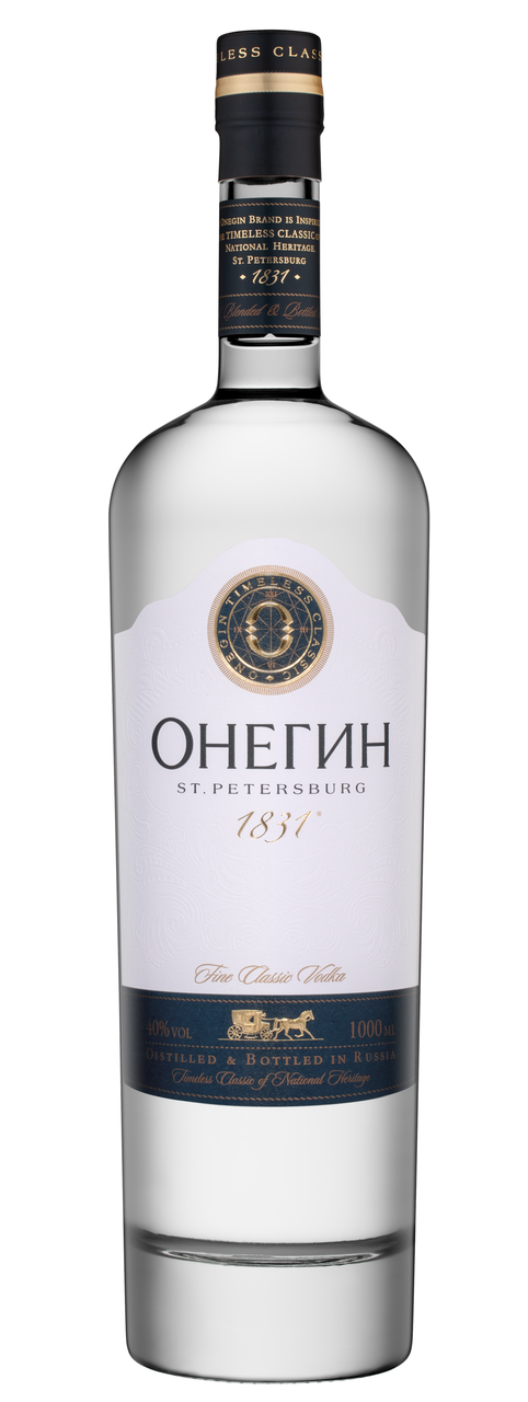 Изображение товара Водка Онегин 1л - супер-премиум качество из России