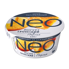 Йогурт греческий Neo персик 1.7%, 125г