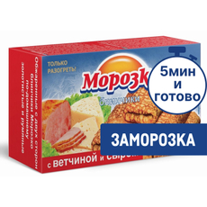 Блинчики Морозко ветчина-сыр замороженные (70г x 6шт), 420г