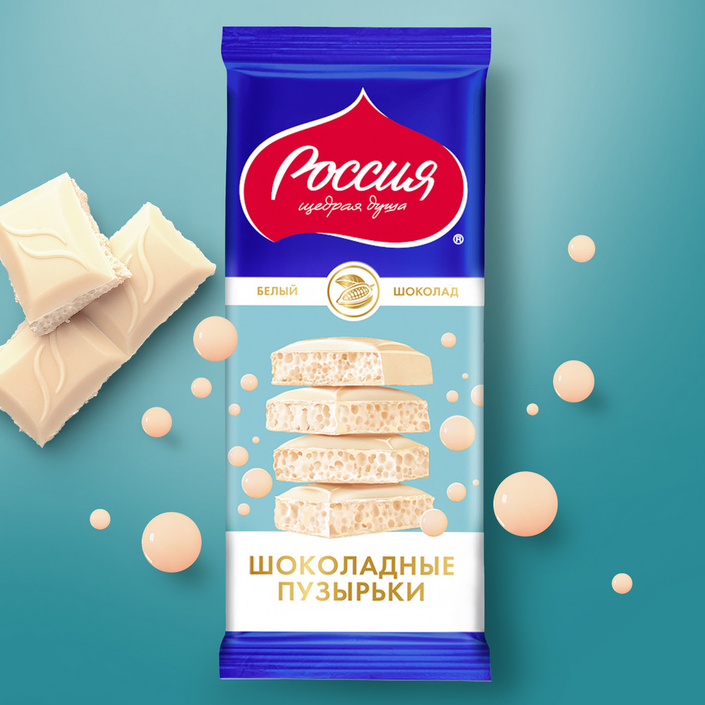 Белый воздушный шоколад
