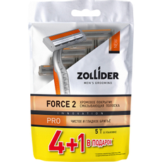 Станок для бритья Zollider Force 2 Pro одноразовый, 5шт