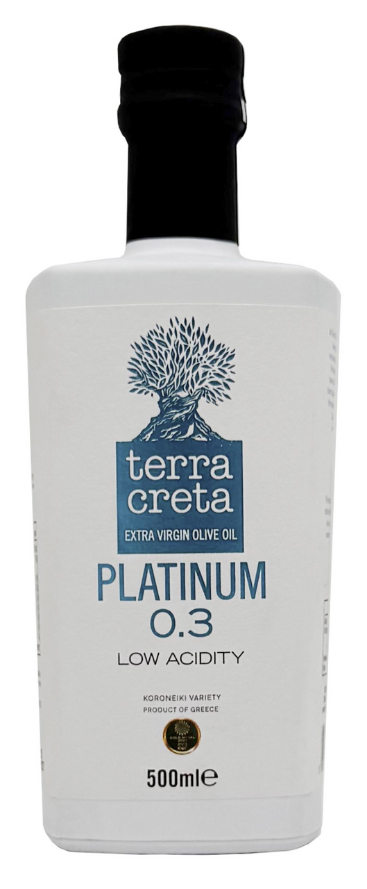 Изображение товара Масло оливковое Terra Creta Platinum Extra Virgin, 500 мл натуральный продукт