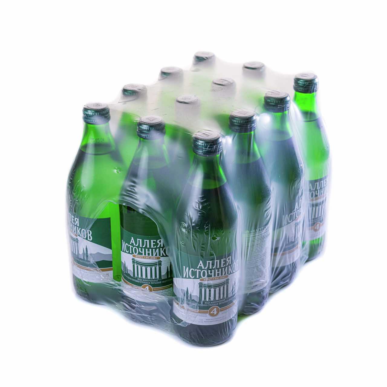 0,5Л ВОДА МИН АЛЛЕЯ ИСТОЧНИКОВ №4 ГАЗ СТ