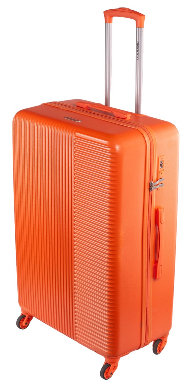 Чемодан Sirocco Sunstone оранжевый в полоску L ABS, 51 х 29 х 75.5см
