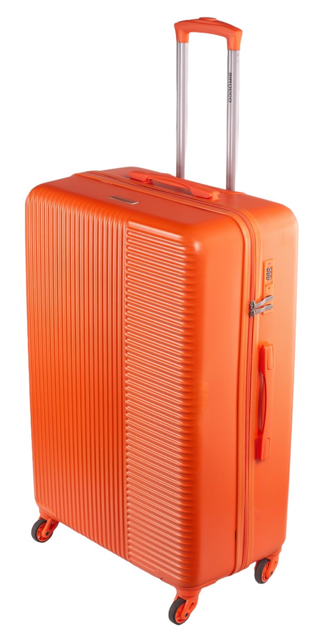 Чемодан Sirocco Sunstone оранжевый в полоску M ABS, 45 х 25 х 65.5см