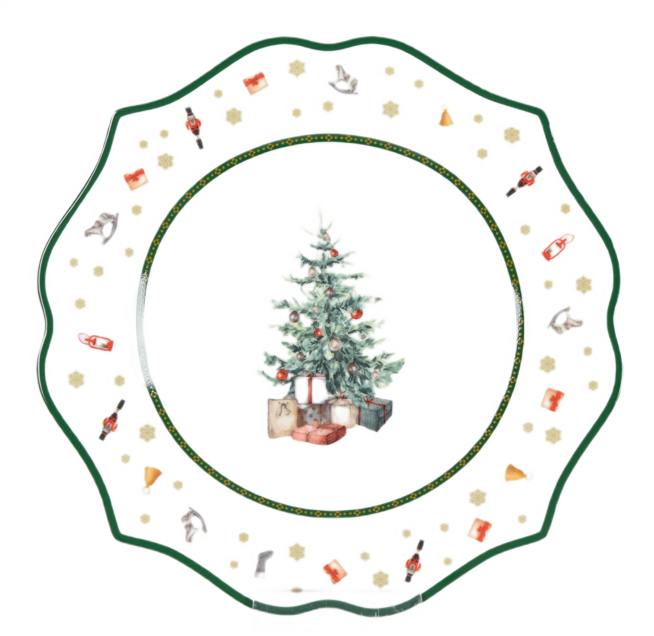 Изображение товара Тарелка десертная Новогоднее чудо, 21см