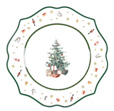 Тарелка десертная Новогоднее чудо, 21см