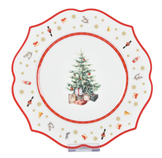 Тарелка обеденная Новогоднее чудо, 28см