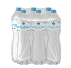 Вода Росинка Липецкая питьевая негазированная, 1.5л x 6 шт