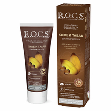 Зубная паста R.O.C.S. Кофе и табак, 74г
