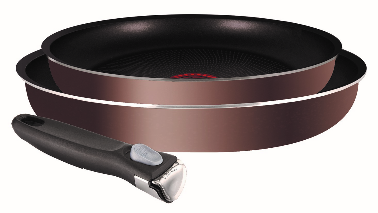 Изображение товара Набор сковород Tefal Ingenio Brown Handle 22 и 26 см с съемной ручкой