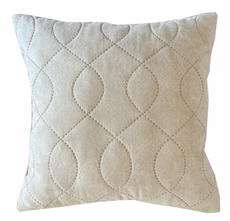 Подушка 23rd Avenue Ультрастеп бежевая замша, 45 x 45см