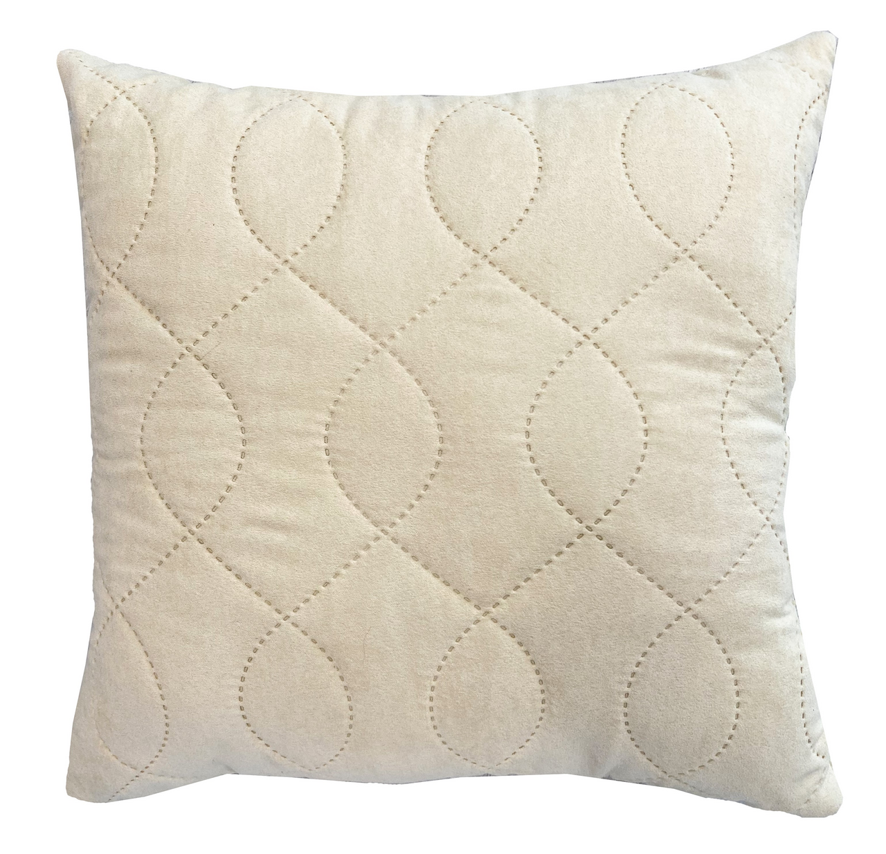 Подушка 23rd Avenue Ультрастеп кремовая замша, 45 x 45см