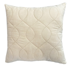 Подушка 23rd Avenue Ультрастеп кремовая замша, 45 x 45см