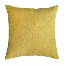 Подушка 23rd Avenue Ультрастеп горчичная замша, 45 x 45см