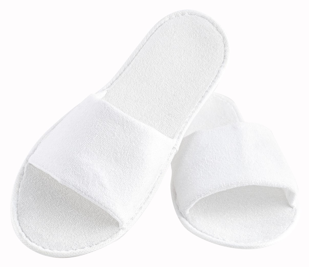 Тапочки SMZ Классик одноразовые махровые белые открытые