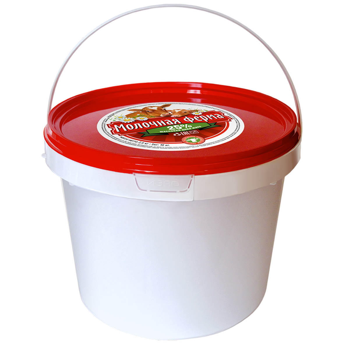 Крем со сметаной Молочная ферма 25%, 2.5кг