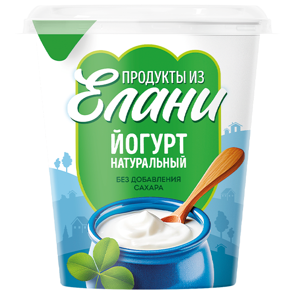 Йогурт Продукты из Елани натуральный 2.5%, 300г