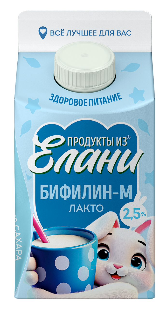 Бифилин детский Продукты из Елани М Сладкий 2.5% с 3 лет, 450г