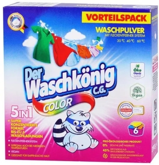 Стиральный порошок Waschkonig Color, 390г