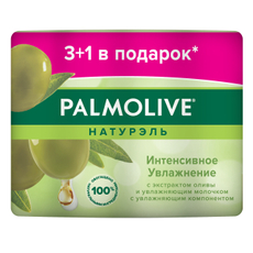 Мыло туалетное Palmolive Натурэль Интенсивное увлажнение (90г x 4шт), 360г