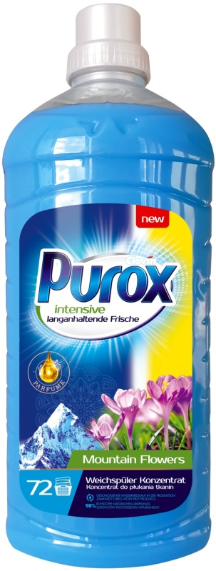 Кондиционер для белья Purox Mountain flowers, 1.8л