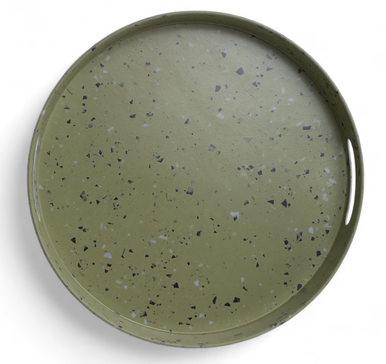 Изображение товара Поднос Domenik Stone Green круглый, 30см